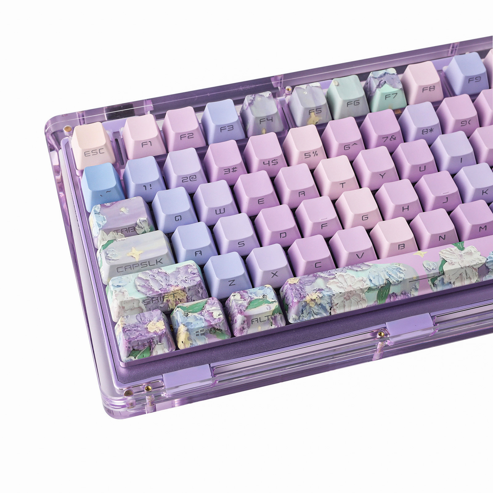 KiiBOOM Violet Keycaps Set 133 - огляд і ціна Gaming Accessories Aesthetic