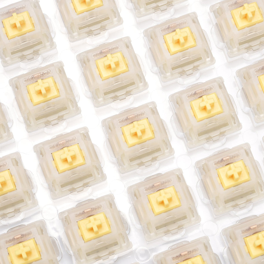 GATERON CAP Milky Yellow Linea - огляд і ціна Gaming Accessories Aesthetic