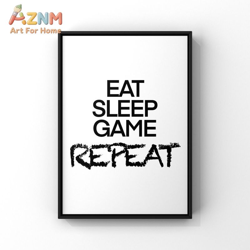 AZNM Black White Gaming Canvas - огляд і ціна Gaming Accessories For Room
