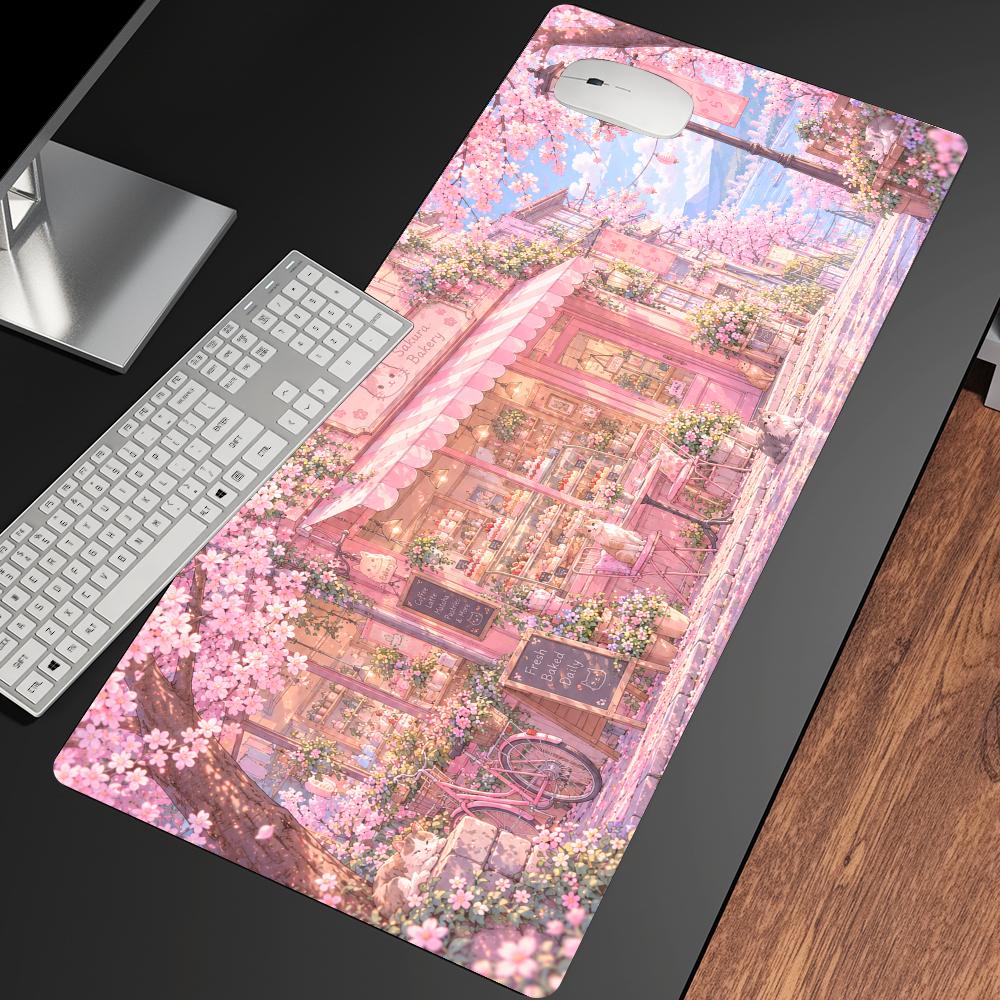 Cherry Blossom Shop Desk Mat T - огляд і ціна Gaming Accessories Shop