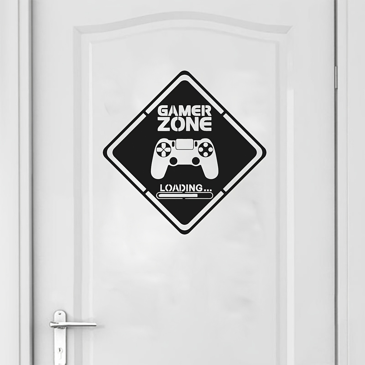 1pc Gamer Zone Door Decal Wall - огляд і ціна Gaming Accessories For Room