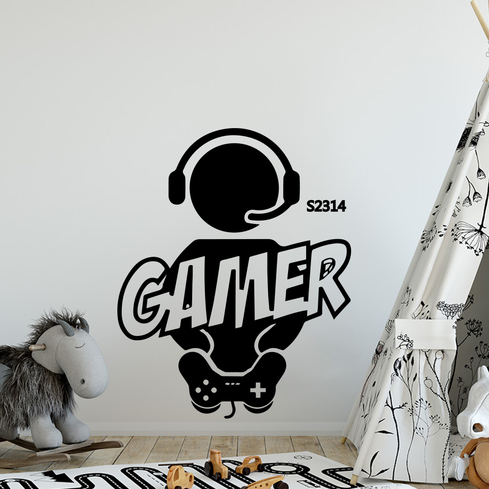 1pc Gamer Wall Art Decal For K - огляд і ціна Gaming Accessories For Room